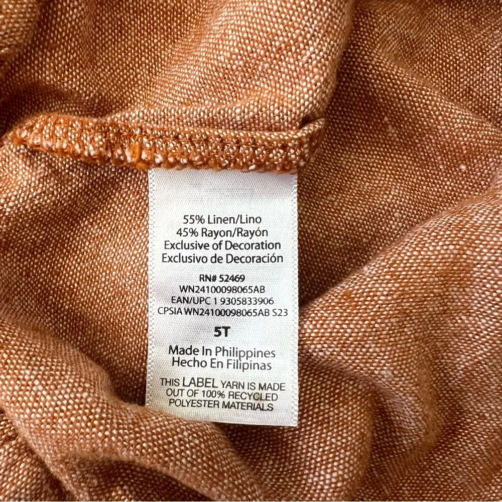 Wonder Nation Brown Jumpsuit Classic Design - Picture 4 of 5